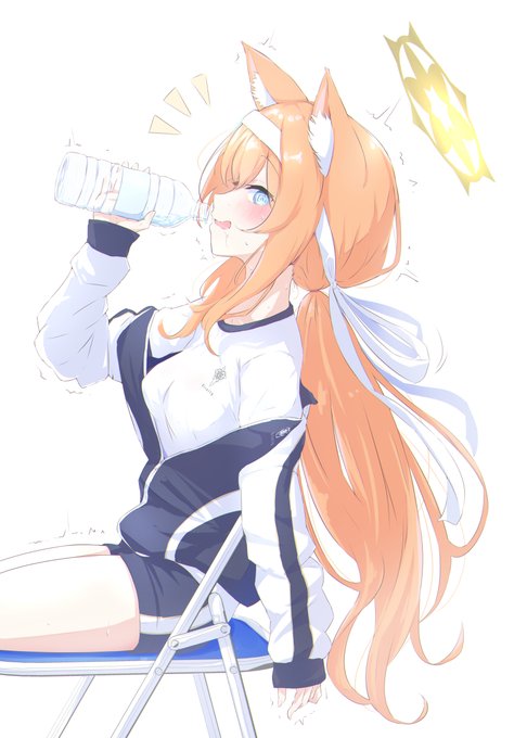 サブアカに載せた休憩してちょっと油断したマリー
#ブルアカ 