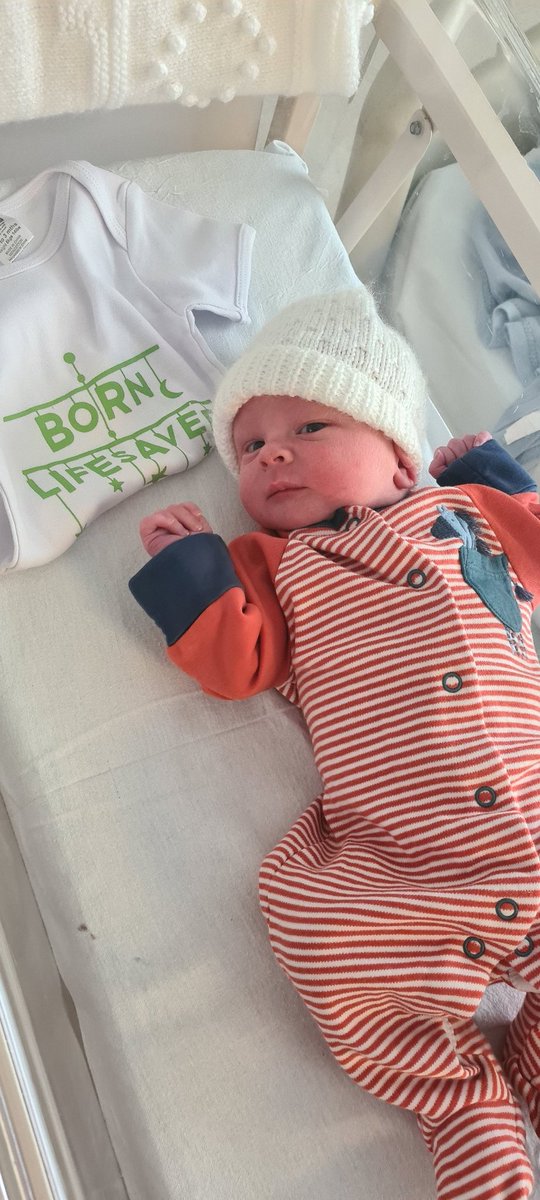 Today is #WorldCordBloodDay.  Samuel became a donor <a href="/MFT_SaintMarys/">Saint Mary's at MFT</a> earlier this year.  Very proud that he was able to support the work of <a href="/AnthonyNolan/">Anthony Nolan</a> and become a #bornlifesaver.  #WCBD22