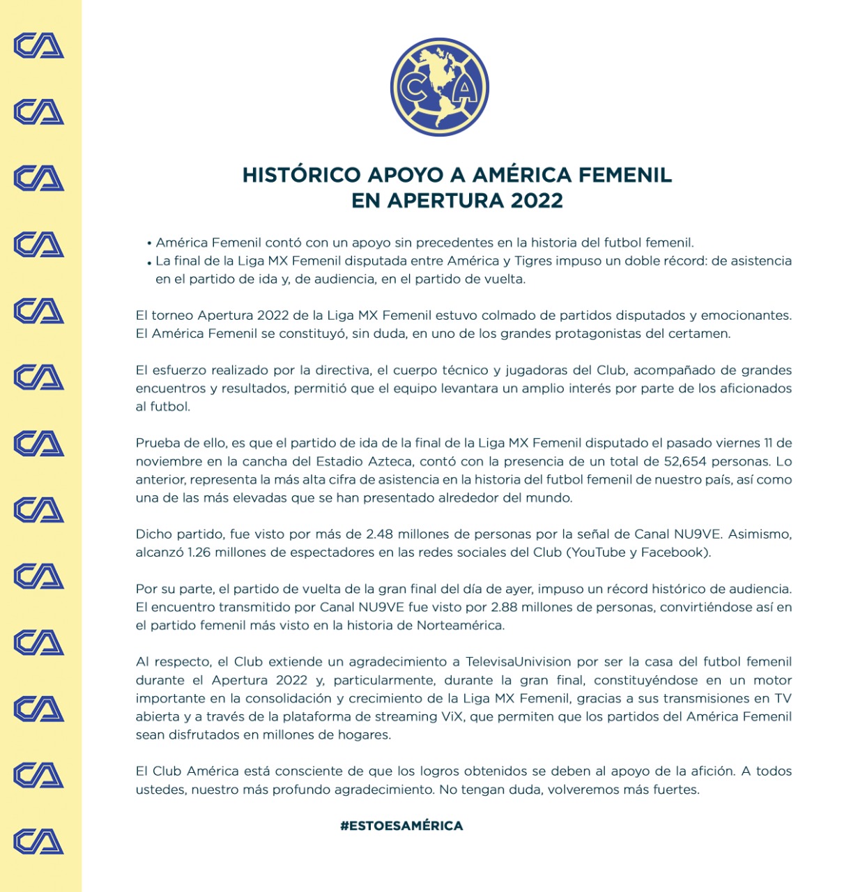 Club América Femenil on Twitter: 