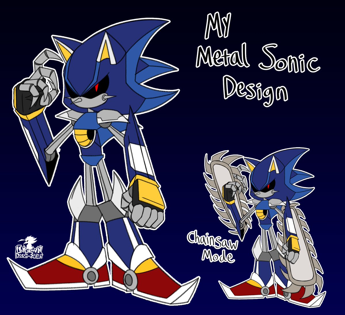 How to draw Neo Metal Sonic  Drawings, Easy drawings, Sonic