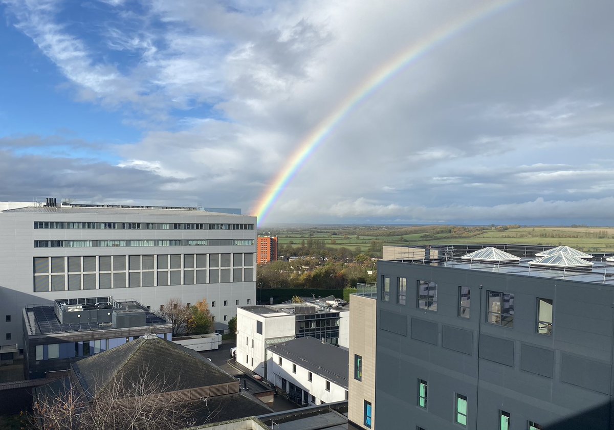 Nice colourful 🌈 treat for the OxSCA clinical accreditation assessment team whilst on level 7 today of the John Radcliffe Hospital. <a href="/Nesslinton/">Vanessa Linton</a> <a href="/hevtalbot/">Heather Talbot</a> <a href="/KadlckovaAndrea/">Andrea Gilchrist</a> <a href="/OUHospitals/">OUH</a>