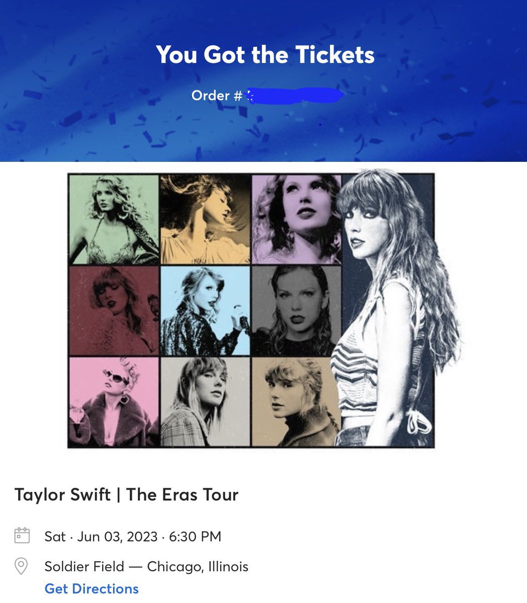 Leidy09315's tweet photo. Let’s go baby!!!!! #TSTheErasTour #TaylorSwift https://t.co/zGvvR7xr8r