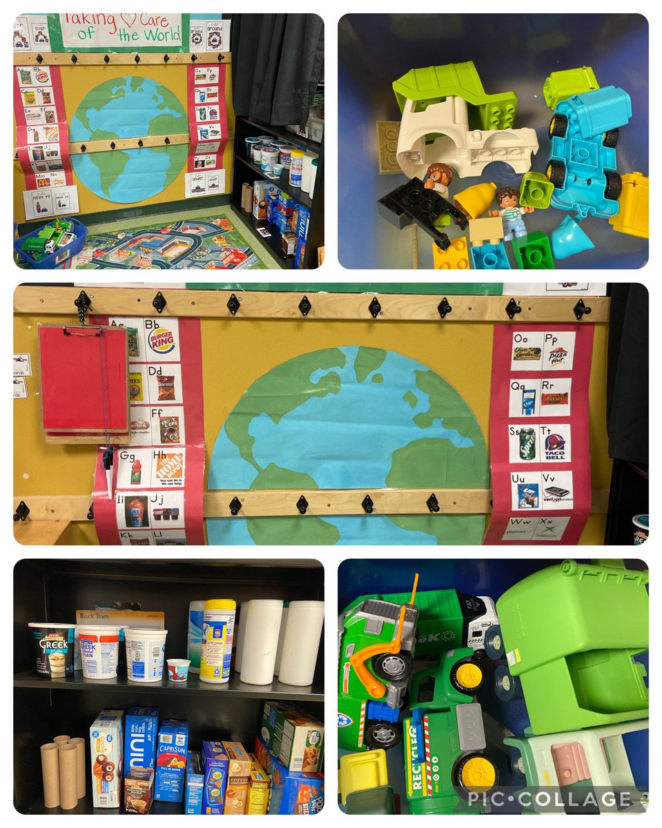 KellyOrloski's tweet photo. Pre-K theme taking care@stzes!!! #prekfitnesscenter #preksoupkitchen #prekrecycling #prekanimalshelter @comalearlylit @MHsocialstudies @JLuftop @AmyRMalone https://t.co/d7gKrIm2lH