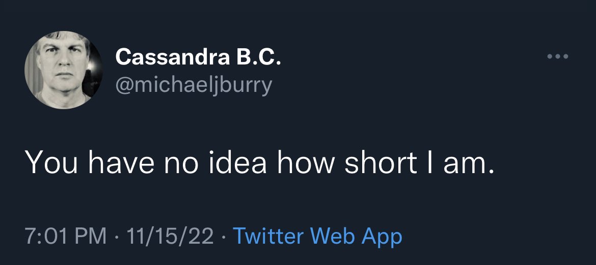 Michael Burry Archive (@burryarchive) on Twitter photo 