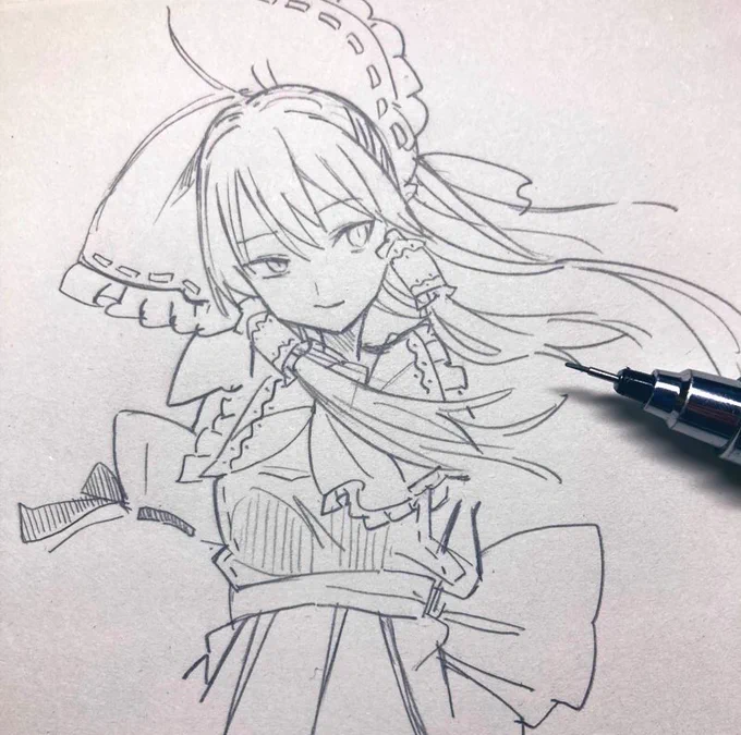 #今年もあと1ヶ月になりましたが画力がどうなったか見てみましょう顔が良くなりました! 