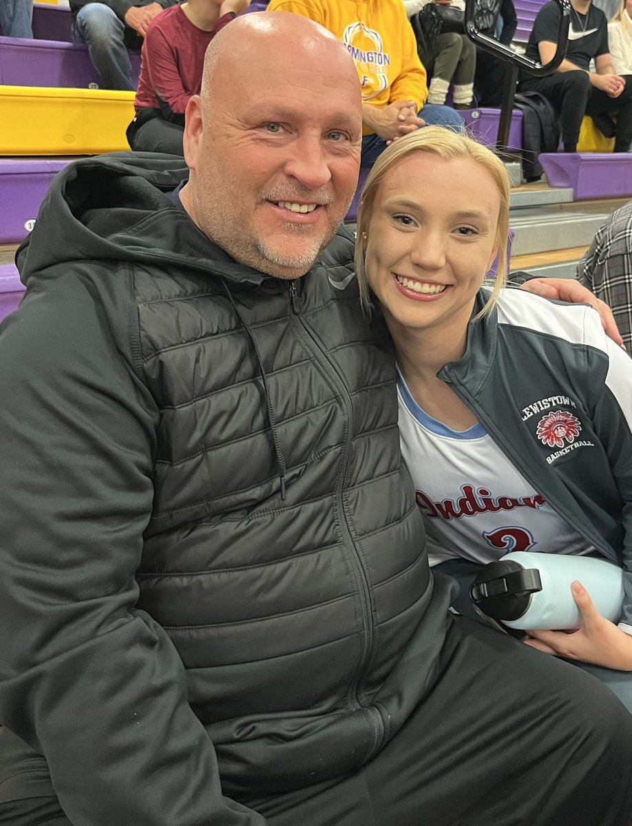Great to see my girl <a href="/alivia_hootman2/">Alivia Hootman</a> tonite who led Lewistown to a W tonite with 22 points. They got a chance to be really good in class 1 A. #winner