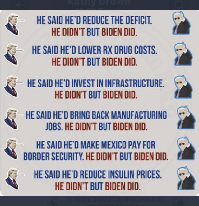 BMisbehaving's tweet photo. @TomiLahren Let's look at his track record shall we ? https://t.co/qqHVGCaVAH