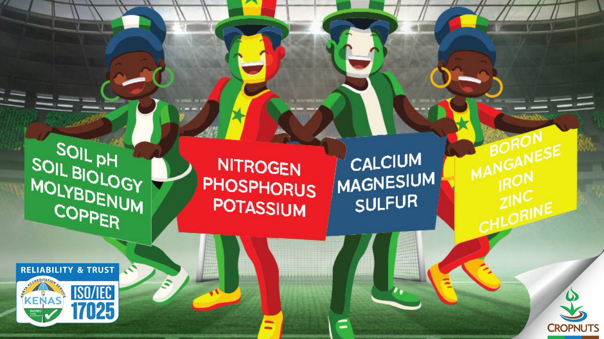 Like in all teams which need different players to win, crops require different nutrients for successful development. Crops require 13 essential nutrients supplied from the #soil. Soil pH &amp; soil “biology” (soil bacteria &amp; fungi) make the soil nutrients to be available to the crop