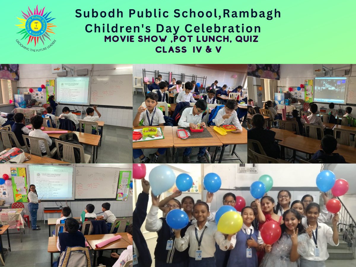 subodh_jaipur's tweet photo. Children's Day Celebration
Children are indeed blessings and childhood is the most fun filled phase of life. Children's Day is an occasion to celebrate the joy of being a child.
#childrensdaycelebration
#SpecialAssembly
#potlunch
#poemrecitation
#dance
#funfilledactivities https://t.co/KTmOwFAKGS