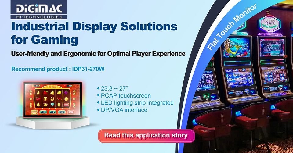 digimacofficial's tweet image. #LED strips.
🔎 IDP31-270W Info: t.ly/Dx4A
📙 Application Story: t.ly/ZaU0
🛍 Online Shop: t.ly/Q2E4
📞 Contact Us: t.ly/OfHt
#IndustrialDisplaySystem #GamingDisplay #SlotMachine #CurvedDisplay
