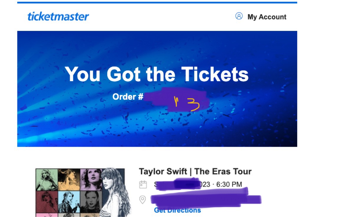 SailorBrooke's tweet photo. @taylorswift13 we are so so so excited to see you for the first time ever!!! #TSErasTour 
✨💜💜💜💜✨
@thefirstalan @Candidly_Hannah https://t.co/W0reKIGedk