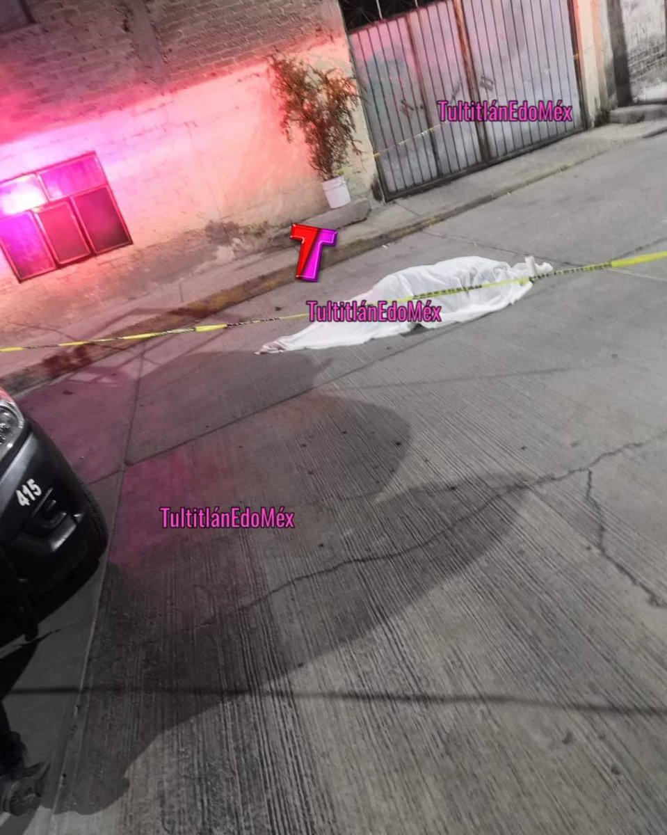 Por negligencia de las autoridades de Tultitlán falleció una persona durante asalto Calle Nogales, Amp San Marcos, vecinos señalan que el director de seguridad y policía municipal no hace RONDINES y que la presidencia municipal solapa la ineptitud de los servidores públicos. ⚠️