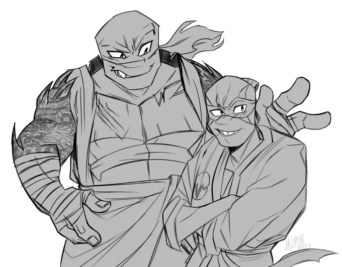 They live in my brain rent free, @IngunnSara au !!!
-
#rottmnt #hamatoau #SaveRiseoftheTMNT #unpauseriseoftheTMNT #tmnt 