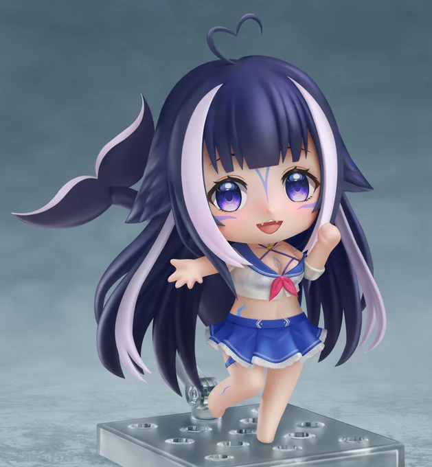 Nendoroid style painting fanart of ShylilyCongratulations for 500000+++ followers. #ShylilyArt 