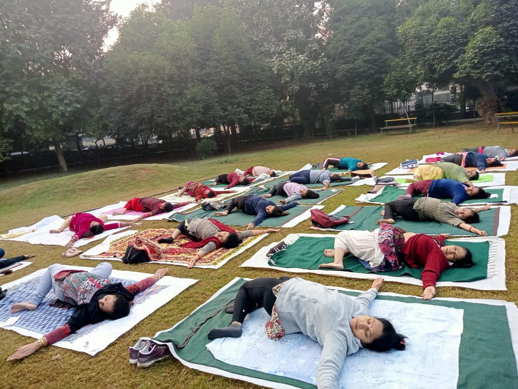 Dillikiyogshala's tweet photo. "दिल्ली की योगशाला"- ईस्ट ऑफ कैलाश, दिल्ली।
#DilliKiYogshala
#दिल्लीकीयोगशाला 
#Yoga https://t.co/b4PX02ogxJ