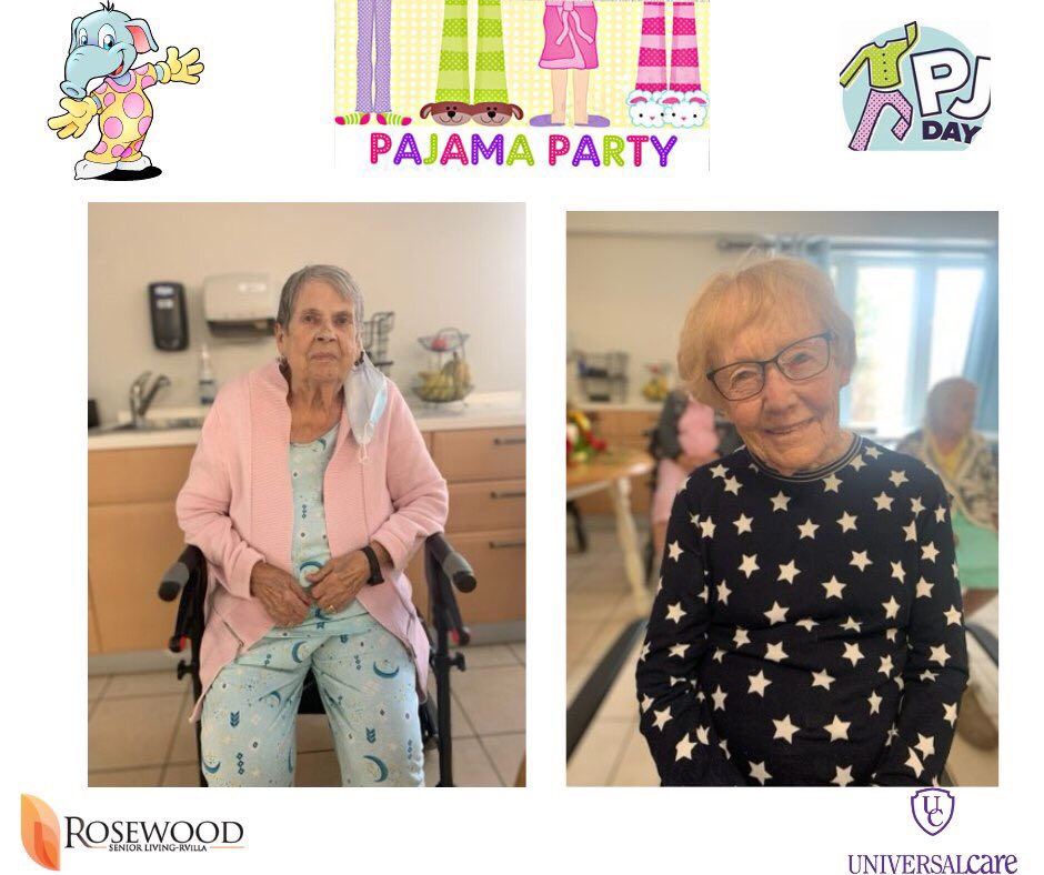 RosewoodRVilla's tweet photo. The Residents and Staff at Rosewood RVilla had another fun spirit day with wear your pajamas all day! Its important to have fun together and spirt days have been associated with improving the morale and well-being of all residents and employees. #RosewoodRVilla  #UniversalCare https://t.co/gglhykfSJV