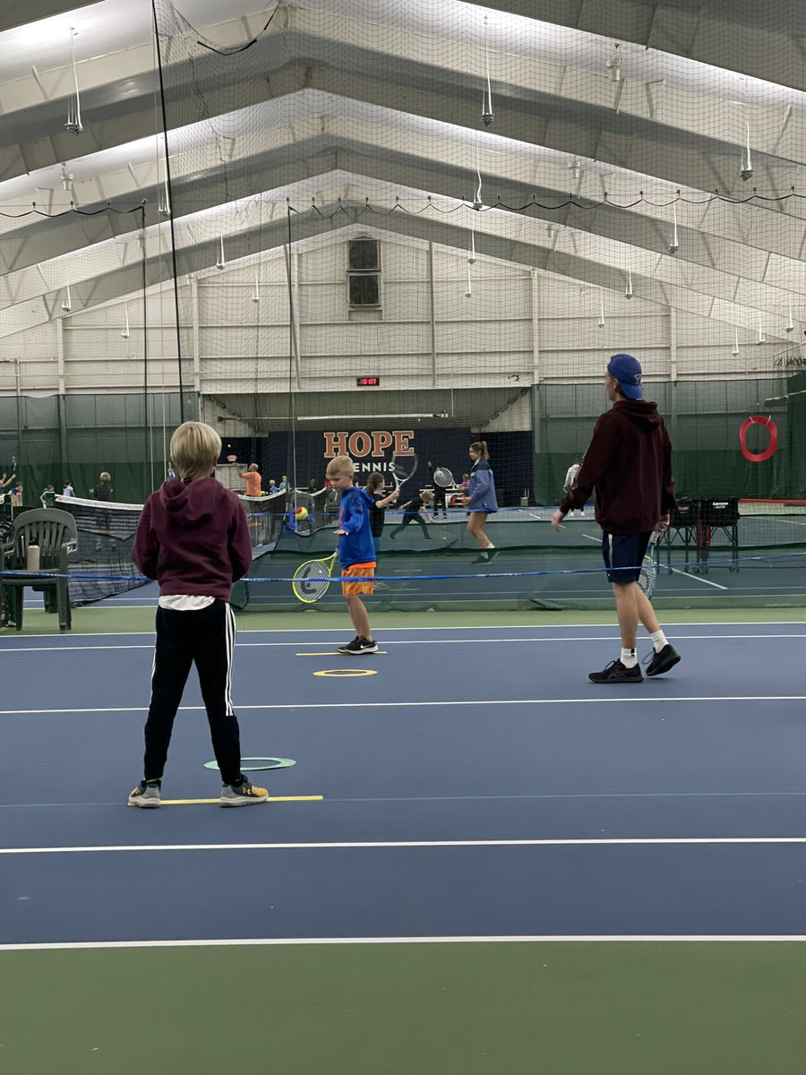 Shoutout to <a href="/HopeCollegePTM/">Hope College Racquet Sports Management</a> s junior academy!