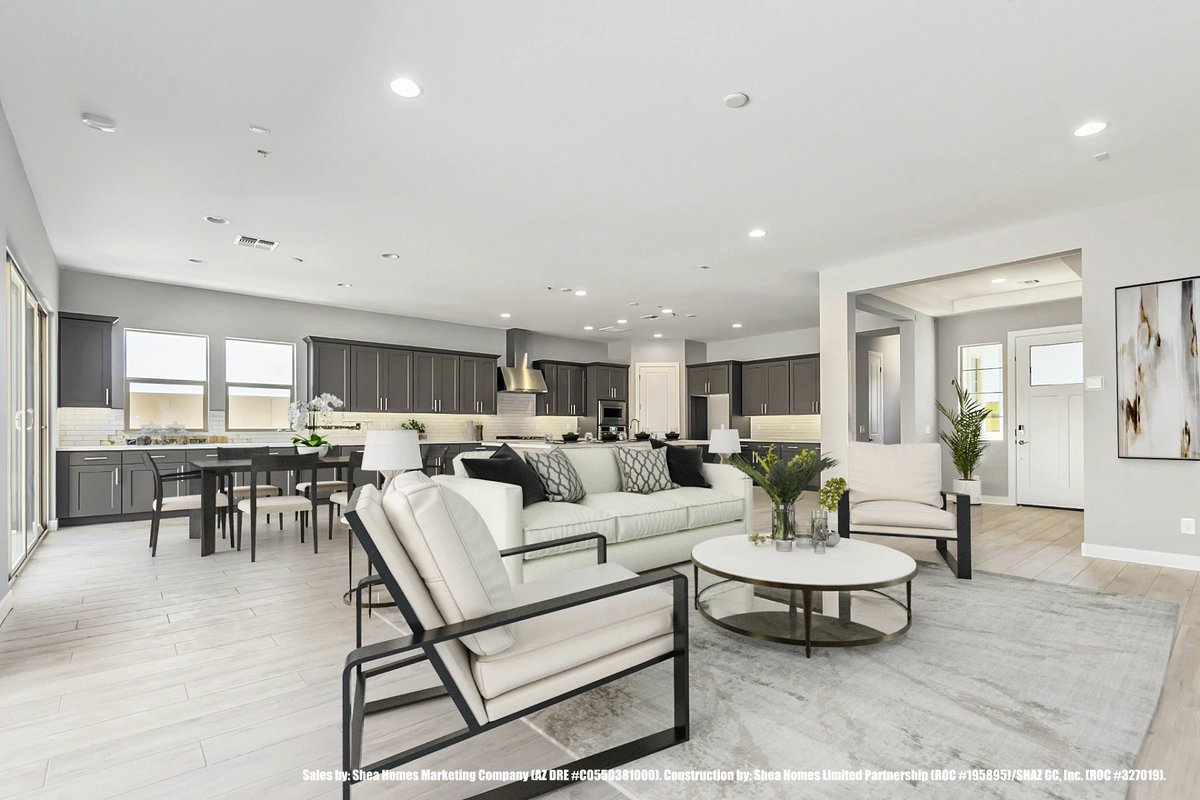 Open concept living allows for the integration of family no matter where you are. ❤️ 

With only 10 homes remaining, experience #NorthviewAtStoneButte today!

sheahomes.com/new-homes/ariz…