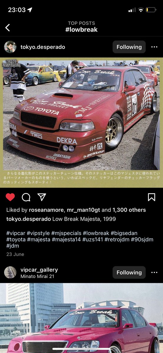 JACKBX91's tweet photo. Saw these retro VIPカー with DTM / Racing liveries.
Just wondering what type of 仕様 ( specification ) you would call these.
Pics from @TokyoDesperado and vipcar_gallery ( Instagram )
#vipcar #VIPカー #lowbreak #clublibral #clubsignal https://t.co/dj55l0k7ir