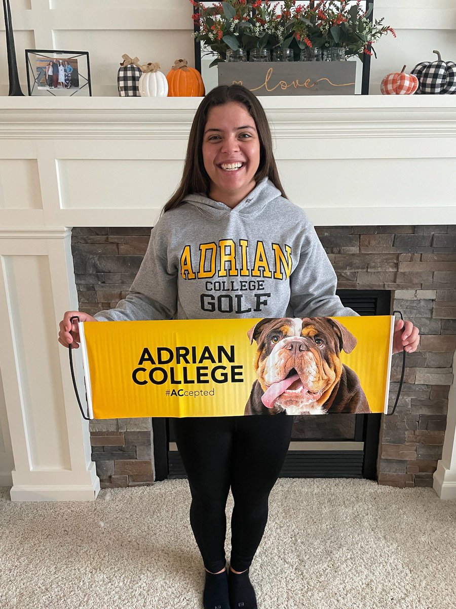 Kennedy_Kehres's tweet photo. I am exited to announce that I will be continuing my athletic and academic career at Adrian College! Looking forward to being a part of the Adrian Golf program. Thank you to my friends,family,coaches and team who helped me on my journey! #gobulldog @AWHSGirlsgolf  @ACBulldogGolf https://t.co/UxEcGs7G4I