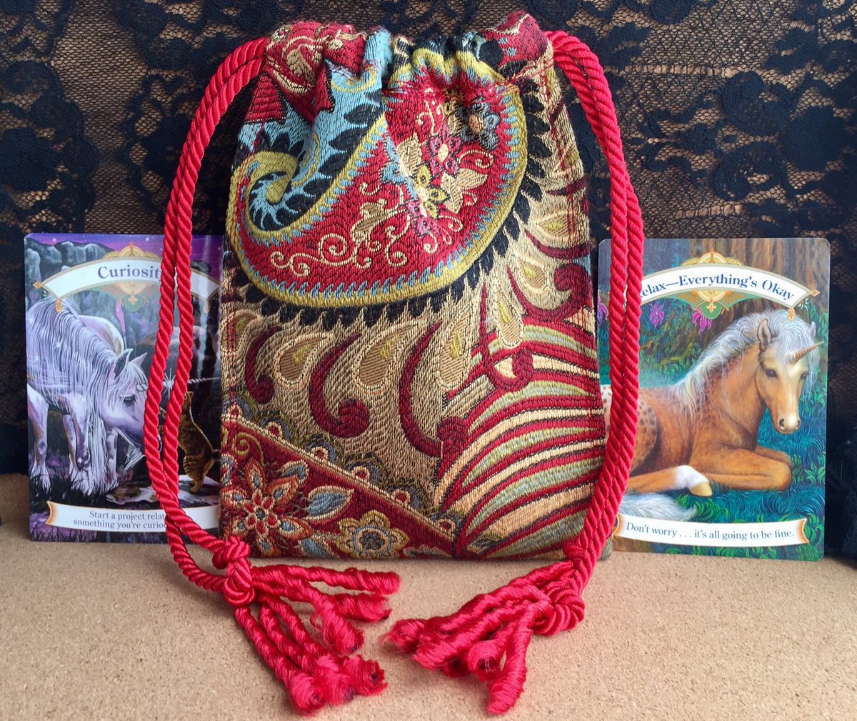 SleepingWolfCre's tweet photo. Let floral rainbows brighten your day with this bag from my #etsy shop: Rainbow Rhapsody Paisley Drawstring Deluxe Large Tarot Bag Festival Bag Concert Bag Gifts

On Sale 20% Off through November 29, 2022!

https://t.co/VacJQP3Tku

#christmas #birthday #concertbag #etsysale #sale https://t.co/yHZ2iqLy3s