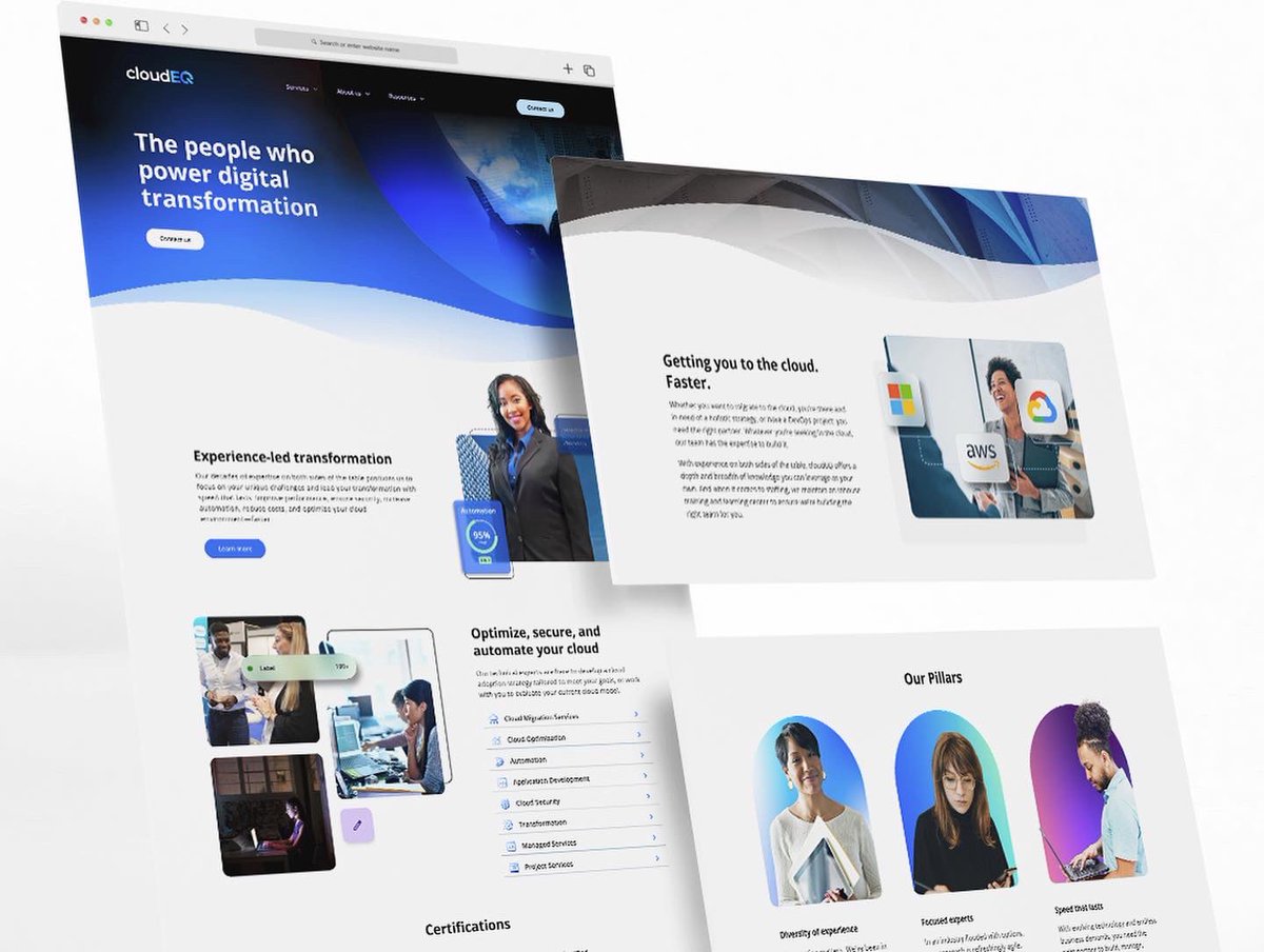 BonfireEffect's tweet photo. Swipe to see how a fresh brand platform and visual identity sets CloudEQ apart from the cluttered cloud crowd. 

Emotional Intelligence 🤝 Next-level technology https://t.co/UCjAoDfn24