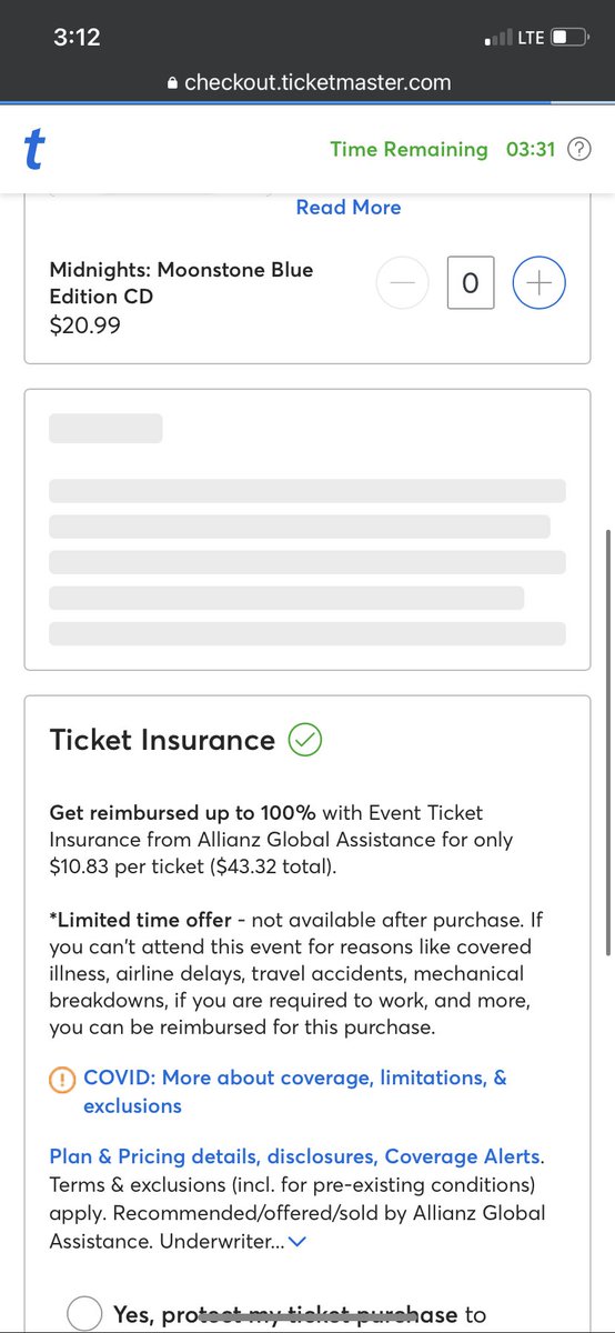 angiedischinger's tweet photo. @Ticketmaster waiting to buy tickets in your queue since 930AM CST,once I got in the payment screen would not ever load,I have been sent back to the queue 4x or moreStill unable 2purchase tickets, earlier thousands available, wouldn’t be waiting if it wasn’t 4 my kid  #disappointed #waiting https://t.co/d851ip1Nck