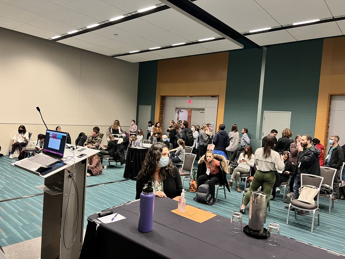It’s a packed room today during our #OneHealth symposium at #EntSoc22! We brought together entomologists, wildlife biologists, and ecologists to talk about how we all can work together to address VBDs. Such an AMAZING group of ppl! 🤩

Join us NOW in VCC 215/216 until 5:30 PM!