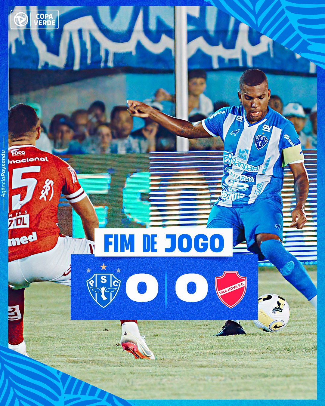 Vamos com mais um pouco de Copa Verde? Paysandu e Vila Nova vão jogar a  final, nos dias 15 (terça) e 19 (sábado) agora. : r/futebol