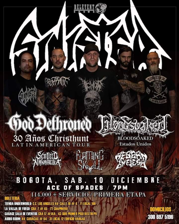 MetalFlaming's tweet photo. Nos vemos el 10 de diciembre 100% death metal 🤟🤟🤟🤟🤟 #incendiandocraneos https://t.co/l3xtVO9TNH