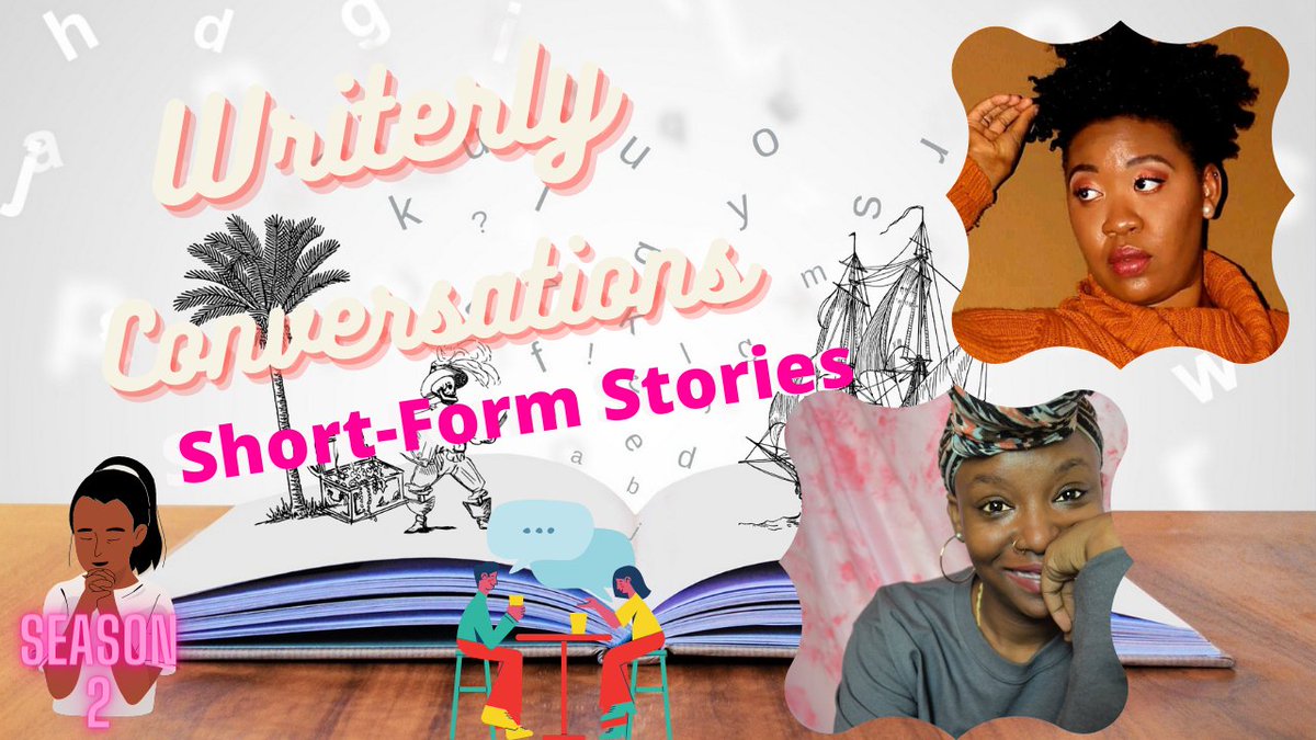 Brittney_True_'s tweet photo. Writerly Conversations, S 2 EP 10 | We Into Short-Form Writing Now?! https://t.co/g9y65IYvRK 
Premiering now with @fiftysoshay ! https://t.co/fhvDef3dDK