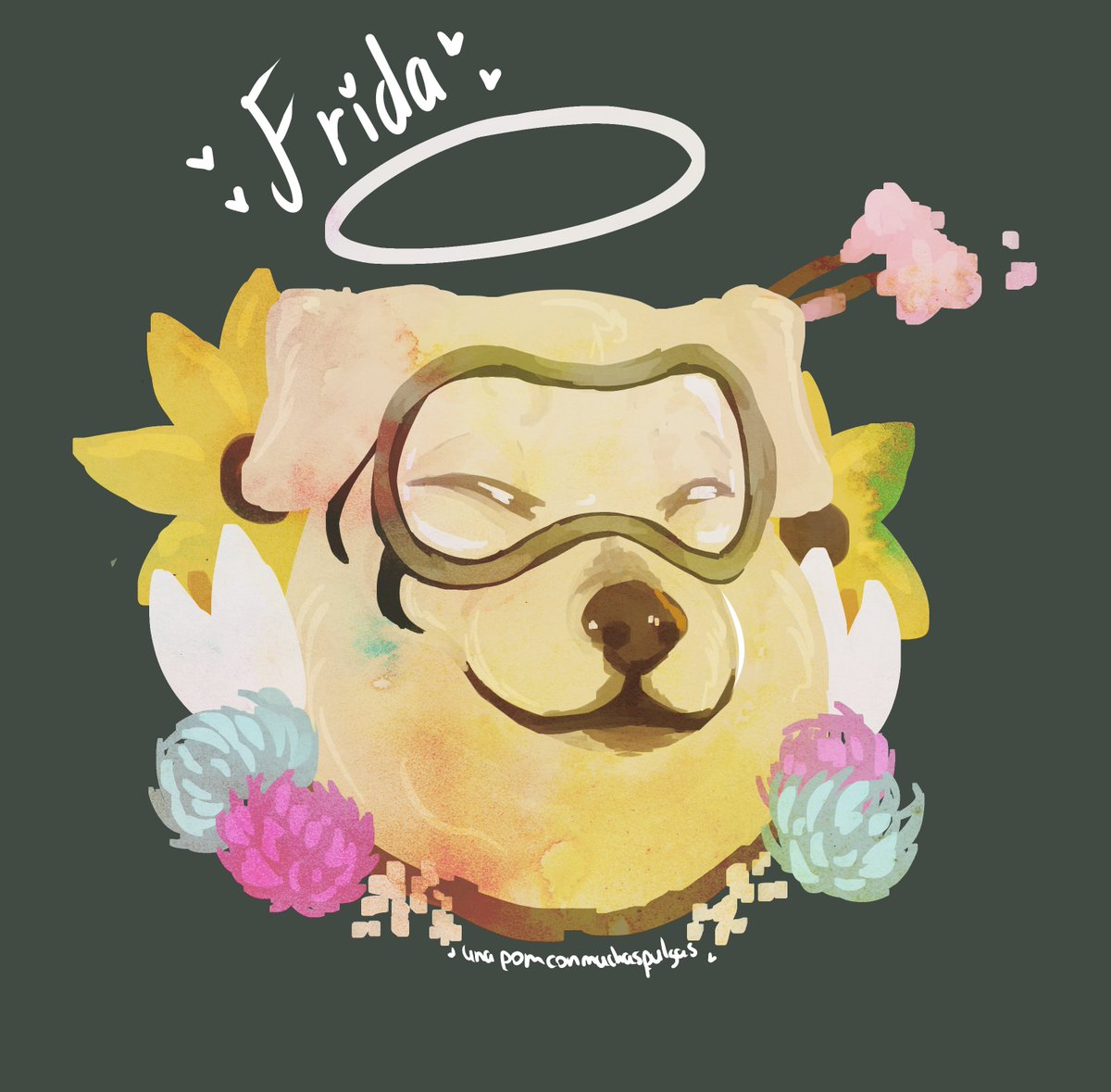 TurnAroundCl0wn's tweet photo. #Frida #AdiosFrida #HastaSiempreFrida #PerritaRescatista
Decidi hacer una ilustración en homenaje a la partida de Frida.
La verdad si me da pesar, espero que ahora se encuentre en un lugar mucho mejor ;v; https://t.co/e8x4nKbh3Q