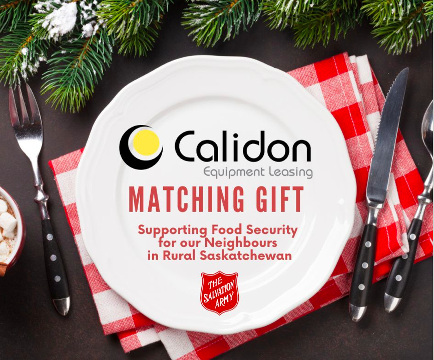 CalidonLeasing's tweet photo. Did you know that you can help twice as many neighbours in need this Christmas? Until December 31st, @CalidonLeasing  will match every dollar you give  to @TSAPrairie up to $50,000! Your gift will double your impact and feed twice as many people!   https://t.co/PbVyPjai7a https://t.co/khLezM7WAg