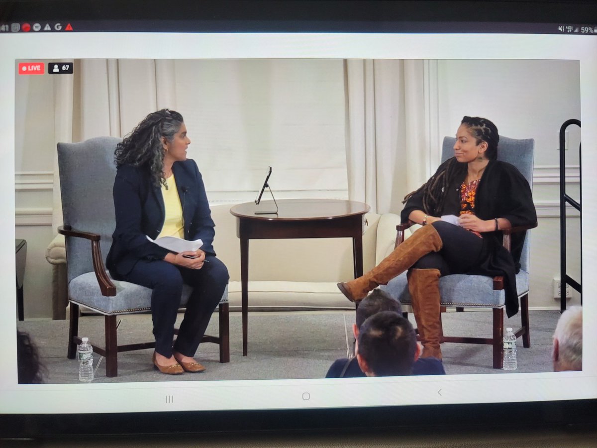 I am thrilled to be listening in on the #stubinglecture live stream of <a href="/ruha9/">Ruha Benjamin</a> at <a href="/nyuniversity/">New York University</a> on the
Promises and pitfalls of AI.
#TechnoUtopian versus #Technodystopian
#Technodeterministic 
#Deeplearning vs #Superficiallearning