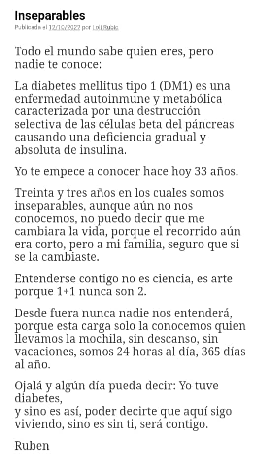 ValleCRo77Ok's tweet photo. #MeVes
#DiaMundialDeLaDiabetes
#DiabetesTipo1 https://t.co/Tmyi4LoQWd