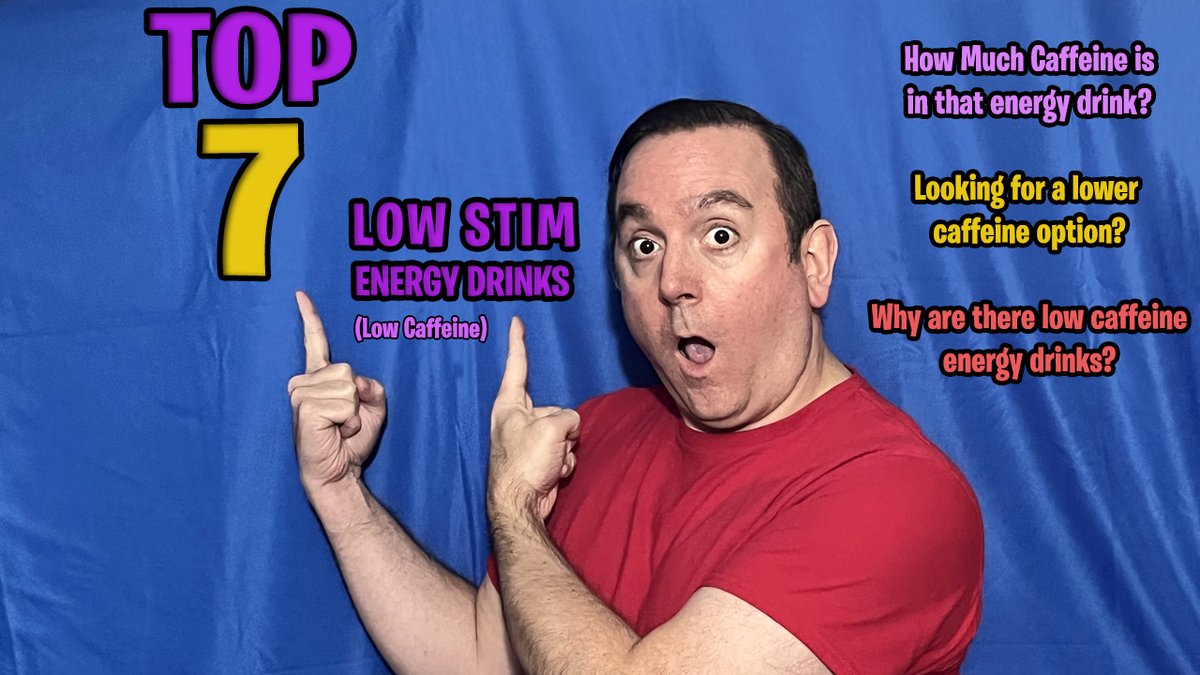 CaffeineMan1's tweet photo. Looking for some low caffeine options? Check out my Top 7 Low Stim energy drinks and find out why these lower caffeine options actually exist. #Top7 #Top7EnergyDrinks #Top7LowStim #lowcaffeine #lowcaffeineenergydrinks
https://t.co/o2kTE43SWz https://t.co/ZbrLqqUlML