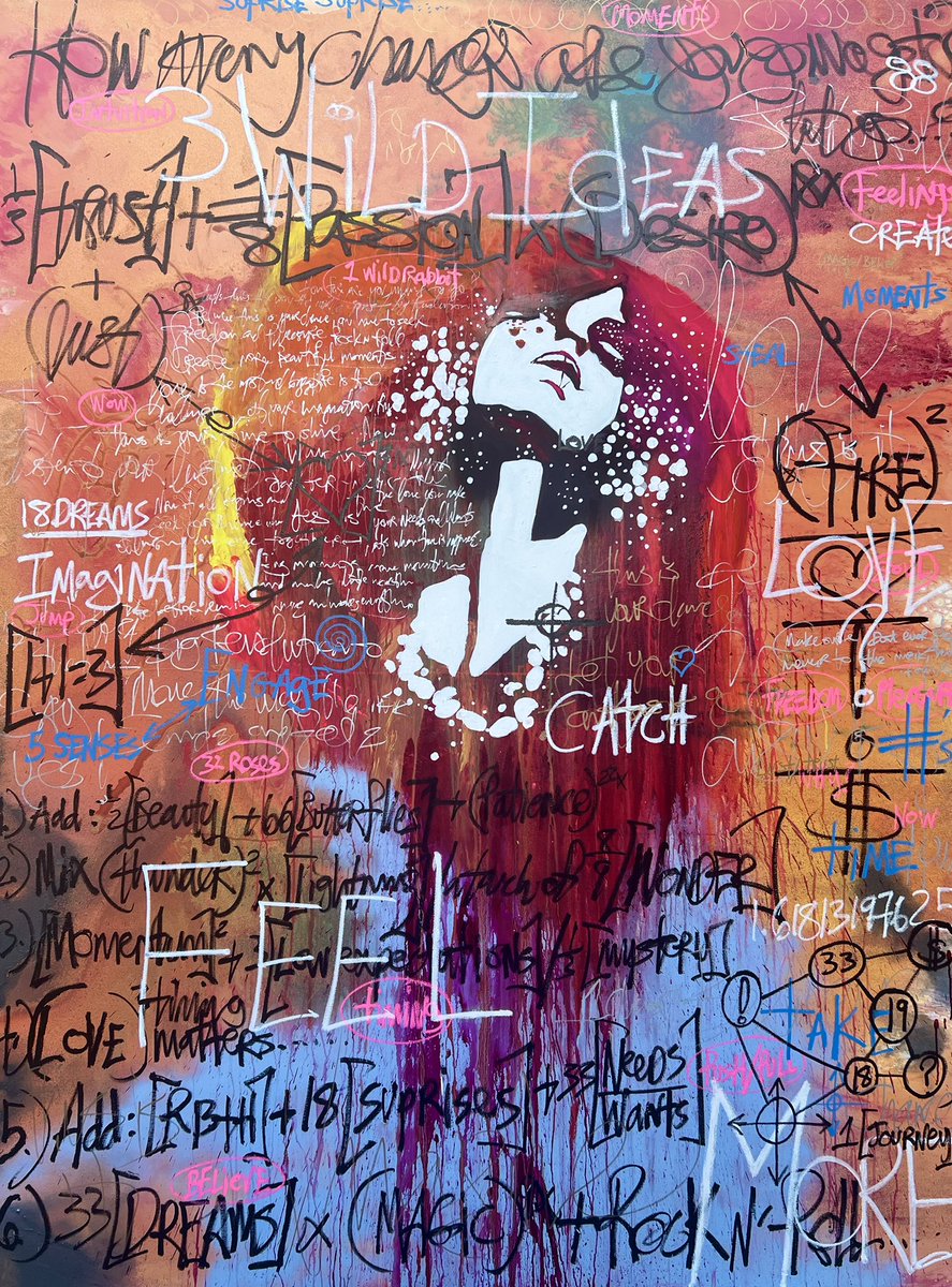 BMArt_33's tweet image. Run run run 96x72” oil on canvas @BoonjiProject @FastSneaks_ @farokh  #ArtBaselMiami #artmiami