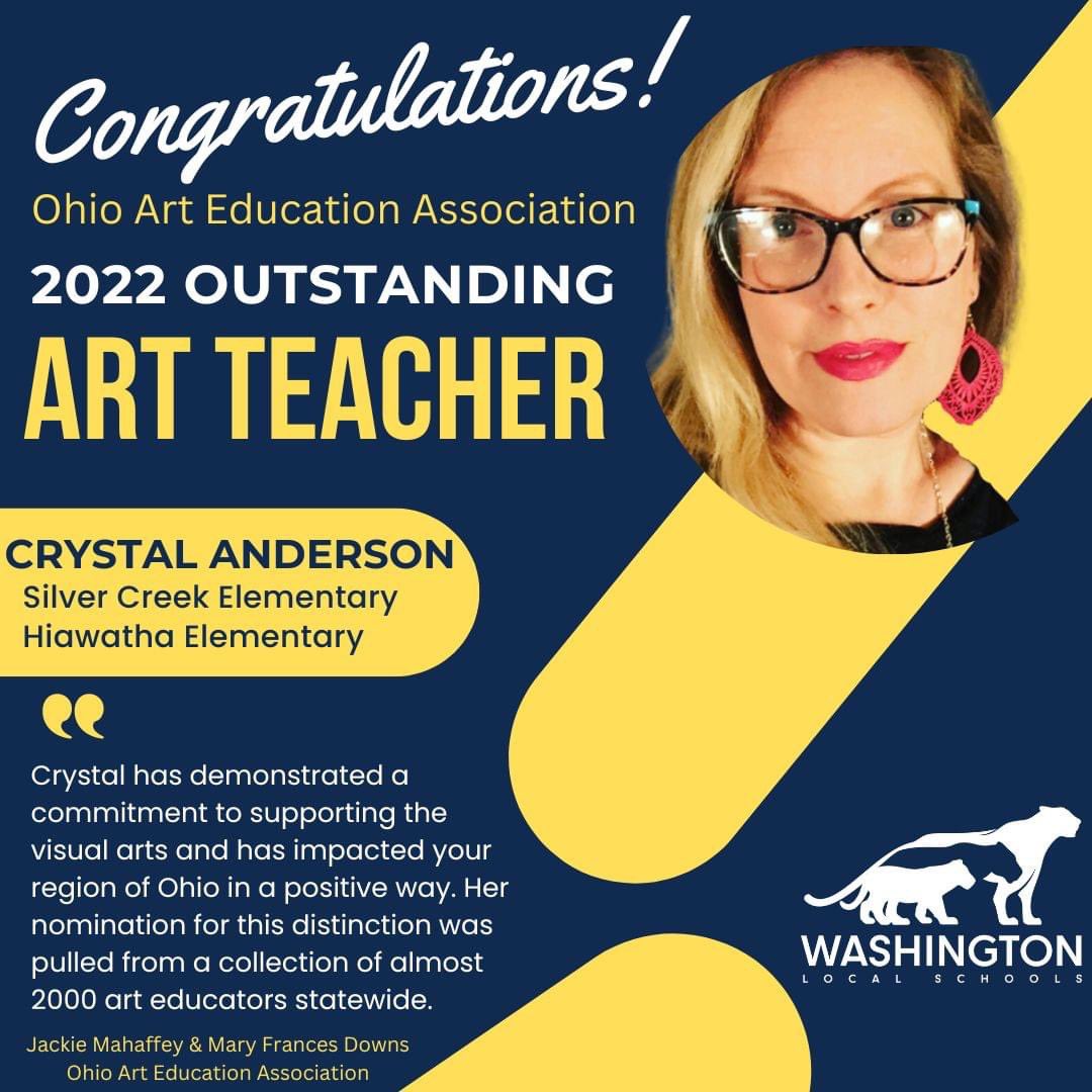Congrats to Mrs. Anderson!