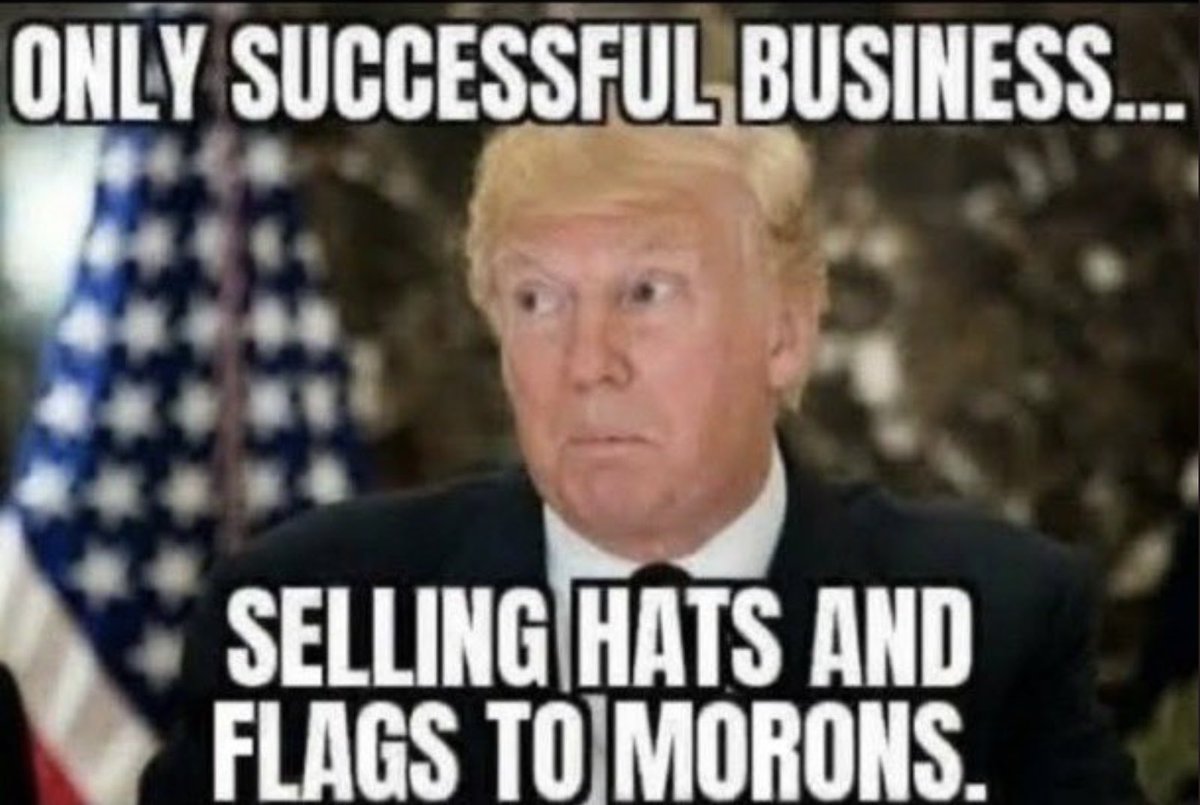 JenTusch's tweet photo. He is selling MAGA hats and flags for 50% off.  #TrumpAnnouncement https://t.co/QDaLZT7F1l