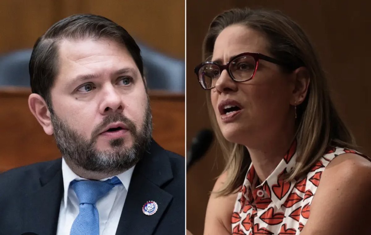 STeeVIL13's tweet photo. @kyrstensinema @katiehobbs Ruben Gallego for AZ Senate 2024… https://t.co/ucP8FxjOKS