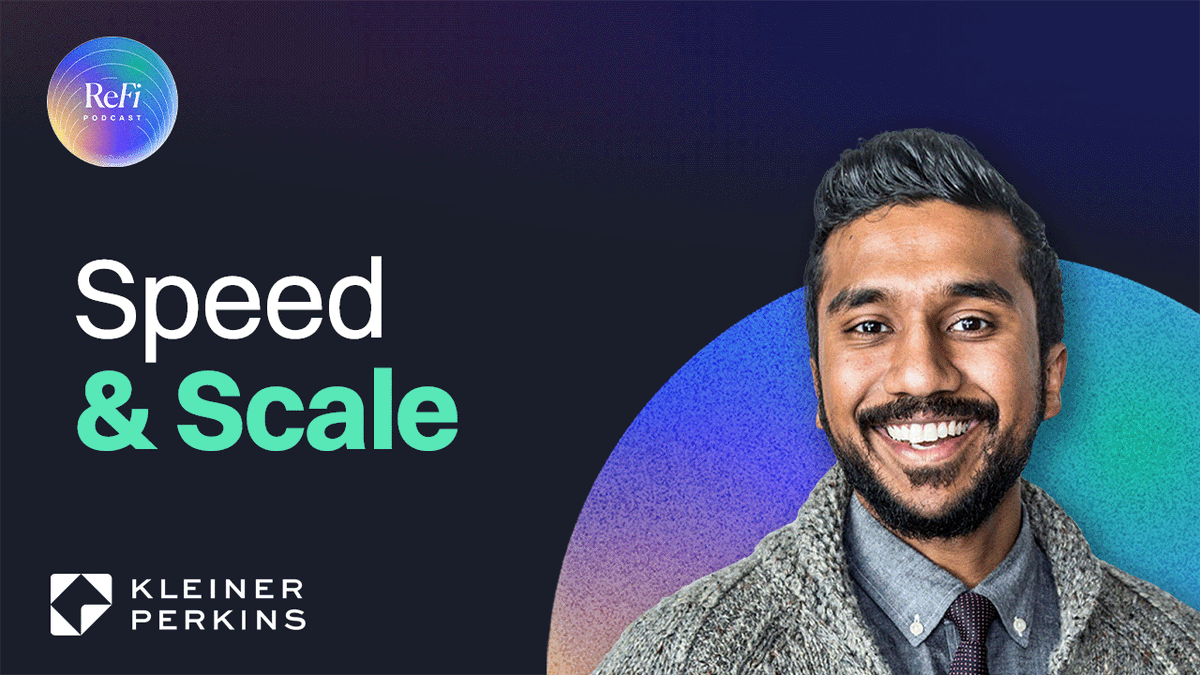 ReFiPodcast's tweet photo. Post #COP27 on Ep. 16!

Ryan Panchadsaram is Co-Author of Speed &amp; Scale, advisor at @kleinerperkins, and formerly Former U.S. Deputy Chief Technology Officer🤩

Together we break down the CTA coming out of #COP27, &amp; the role of tech in the future of sustainable policy
👇🧵
(1/7) https://t.co/9yXf0pzGLf