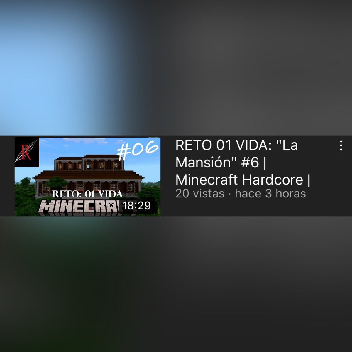 Unc4nnyR's tweet photo. Hoy no habrá stream. 
Peeero hoy subí un nuevo episodio del Reto 01 Vida : Minecraft Hardcore!👾

Chéquenlo para revivir los momentos de este reto :D 

Link: https://t.co/Hiz4JE3YC3

#minecraft #MinecraftLive2022 #stream #streamer #youtube #twitch https://t.co/lqRfd83R7U