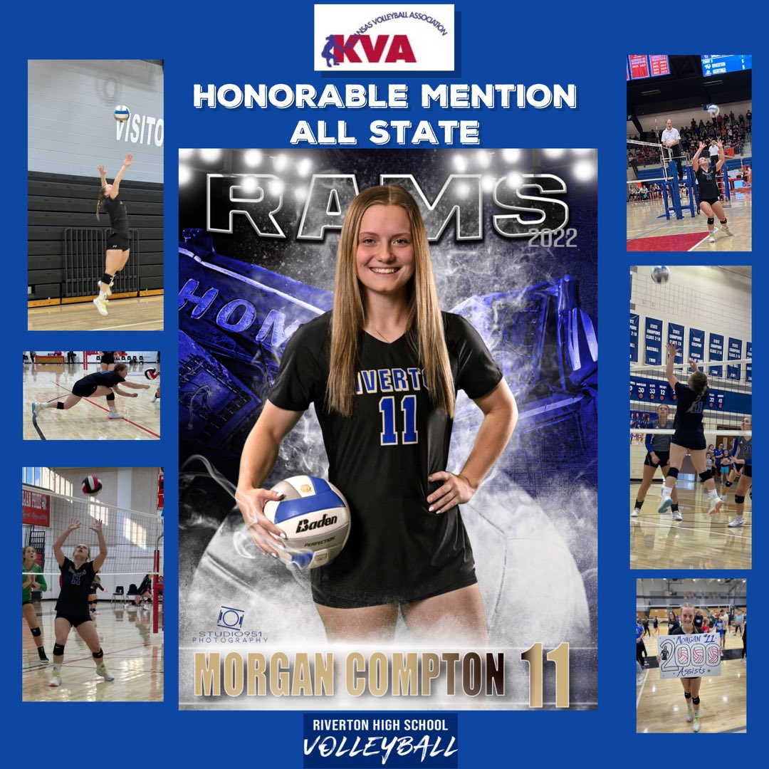 RivertonVolleyball (@rivertonramsvb) on Twitter photo Congratulations <a href="/MorganCompton20/">Morgan</a> A great achievement to cap an outstanding career!🏐💙💫
<a href="/SEK_Sports/">SEK Sports</a> <a href="/sportsinkansas/">Sports in Kansas</a> <a href="/KODESports/">Four States Sports Report</a> <a href="/koamfox14sports/">KOAM & FOX 14 Sports</a> @J_GlobeSports <a href="/EasternKSSports/">Eastern Kansas Sports</a> <a href="/rivertonrams/">Riverton Rams</a> Congratulations <a href="/MorganCompton20/">Morgan</a> A great achievement to cap an outstanding career!🏐💙💫
<a href="/SEK_Sports/">SEK Sports</a> <a href="/sportsinkansas/">Sports in Kansas</a> <a href="/KODESports/">Four States Sports Report</a> <a href="/koamfox14sports/">KOAM & FOX 14 Sports</a> @J_GlobeSports <a href="/EasternKSSports/">Eastern Kansas Sports</a> <a href="/rivertonrams/">Riverton Rams</a>