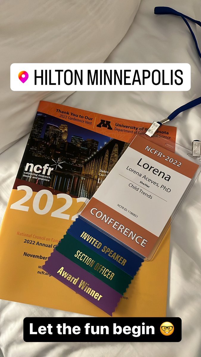 #NCFR22 we have arrived! So excited! <a href="/ncfr/">NCFR</a> <a href="/ncfrREDF/">NCFR Racial and Ethnic Diversity in Families</a> <a href="/ncfrSNP/">NCFR Students and New Professionals</a>