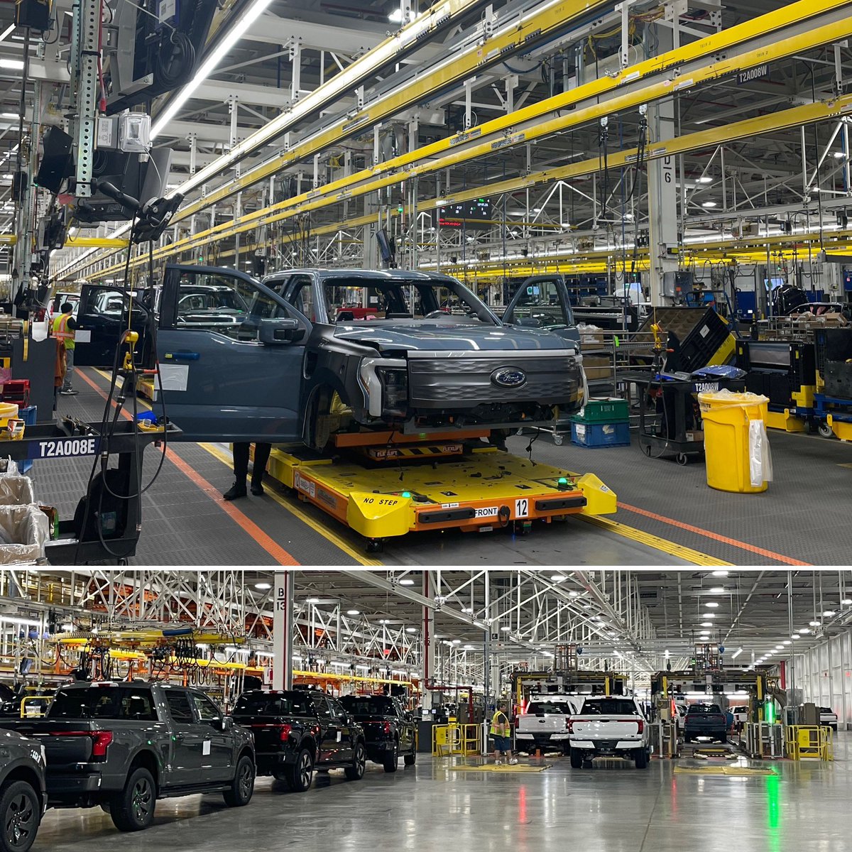ebergg's tweet photo. I’ve said it before &amp; I’ll no doubt say it again but everyone should spend time on the factory floor and be reminded of why we do what we do… my 6 months at Valencia Engine Plant feels like yesterday! #REVC #manufacturing #F150Lightning #EV #innovation https://t.co/CrTwYZQ6MP