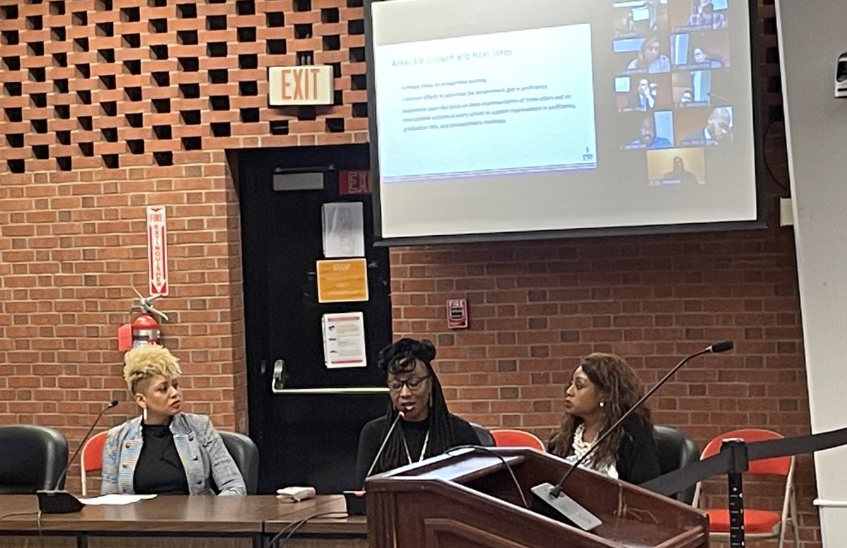 Grateful to AIS principals Jamiera Johnson, Jeronda Majors, and Toetta Taul for showcasing their work to improve their schools at the JCPS board meeting tonight. #AISuccess