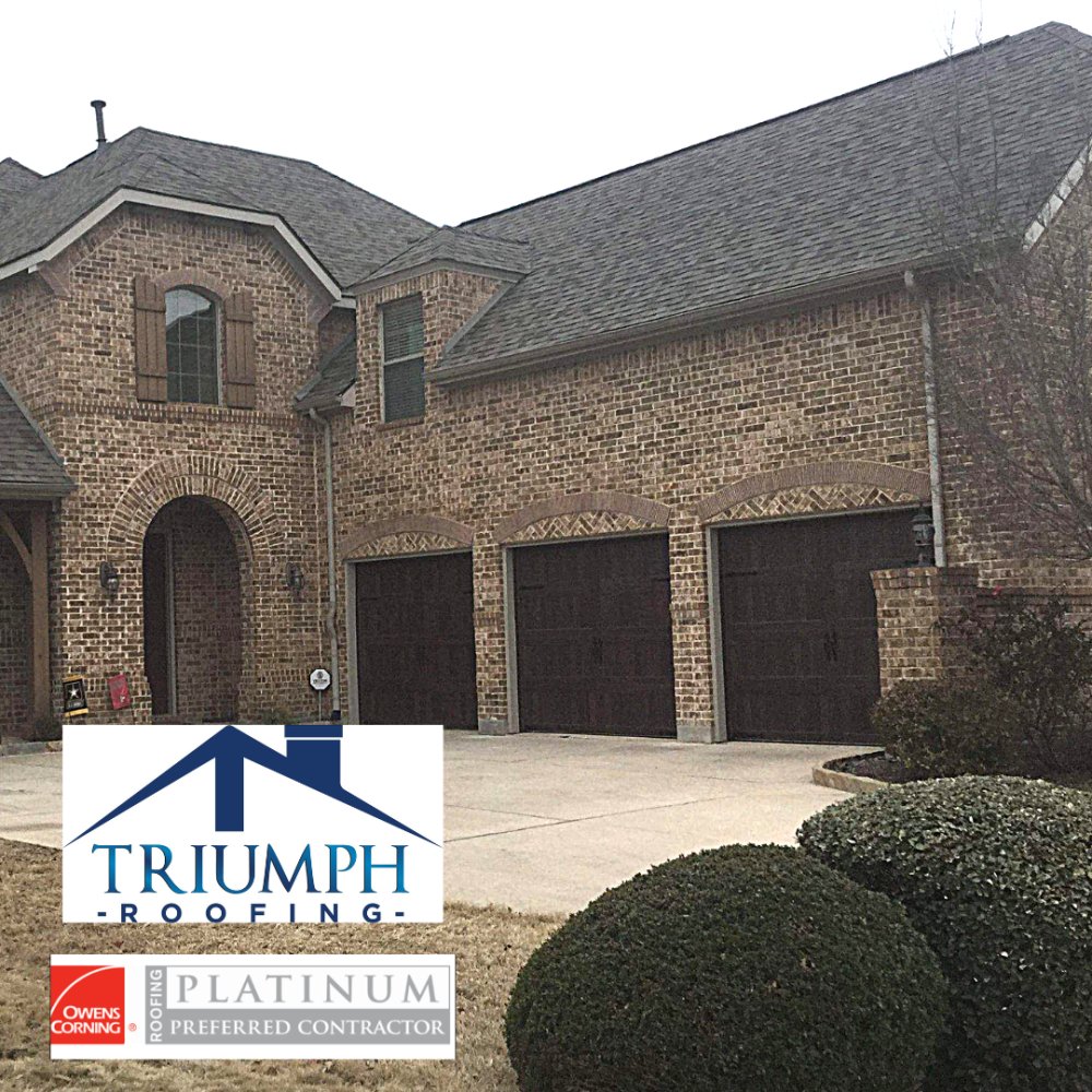 TriumphRoofing's tweet photo. Did you know that a roofer isn't required to have any license or certification? 

Anyone can come and knock on your door and sell you a roof. Then they can go find a random crew to do a random job and there's no accountability. 

At Triumph, we care about showing our customer https://t.co/PO0ZPS9T8i