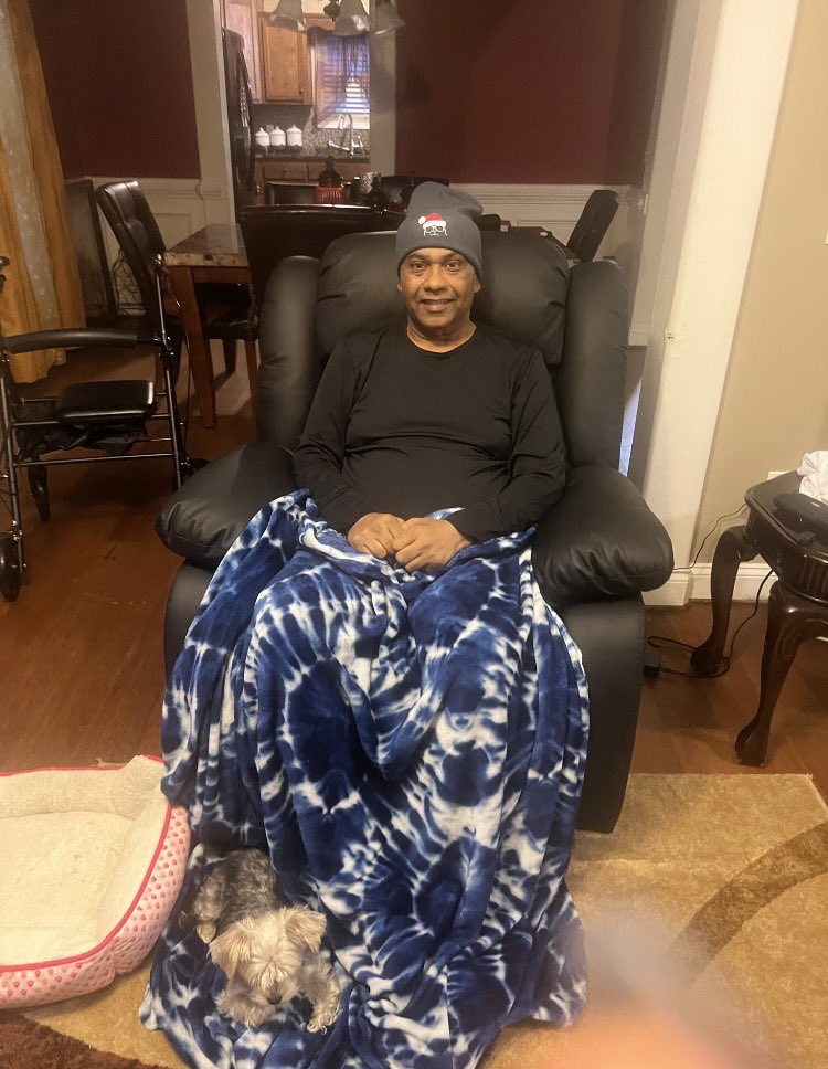 Hey Patriots, 

<a href="/justmeagain34/">A Proud Deplorable (2)</a> wanted to thank all of you for his lift chair. He can’t thank you enough. A special shout-out to <a href="/catturd2/">Catturd ™</a> for sending him this hat. It made him get up and start fighting again. Doesn’t he look great? Hallelujah!Thank you all for helping. Bamagirl❤️