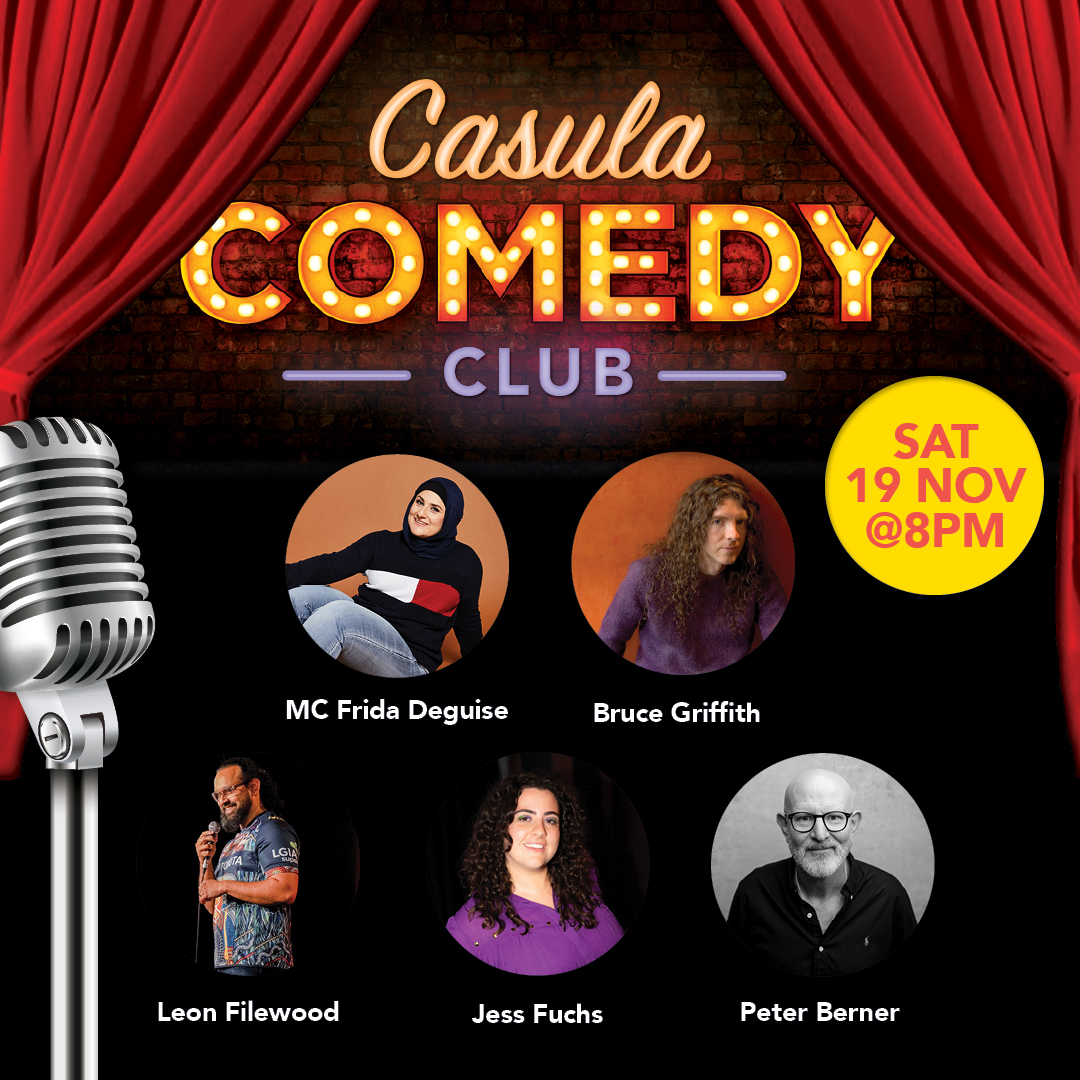 Don't miss a night of laughs with Casula Comedy Club, this Saturday 19 November at 8pm. - mailchi.mp/casulapowerhou…