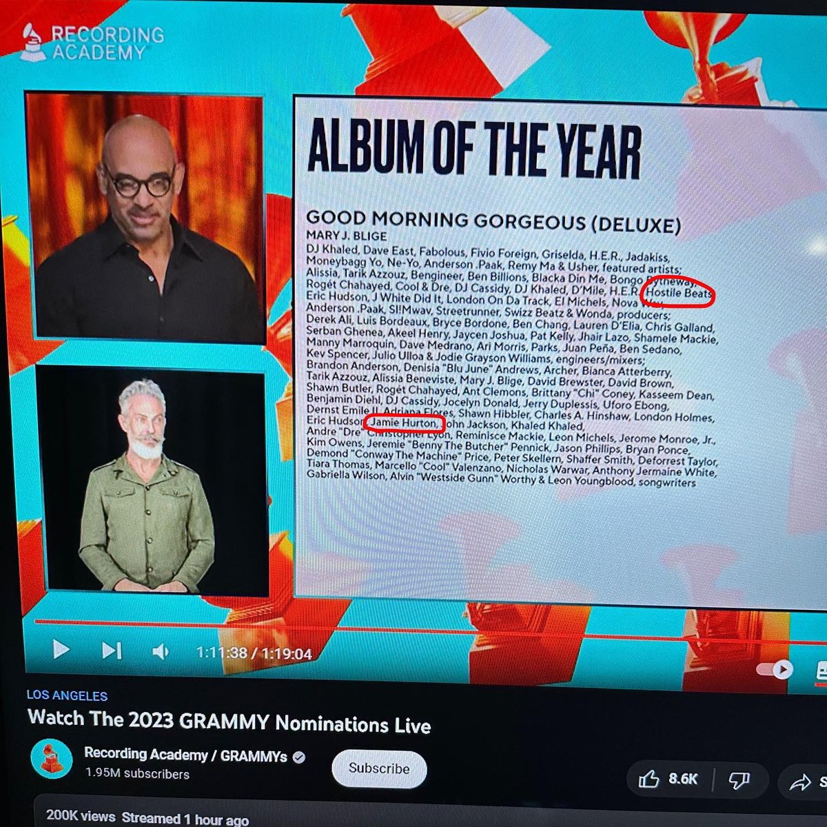 prodbyhostile's tweet photo. I’m OFFICIALLY a GRAMMY NOMINATED PRODUCER 🤯 for producing on @maryjblige Good Morning Gorgeous Album - On Top ft @FivioForeign with @COOLANDDRE 🙏🏻 Overwhelmed is an understatement, seeing my name on the GRAMMYs live nominations is surreal 🙏🏻 https://t.co/gjAldKEoyJ
